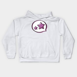 BTS butter star purple Kids Hoodie